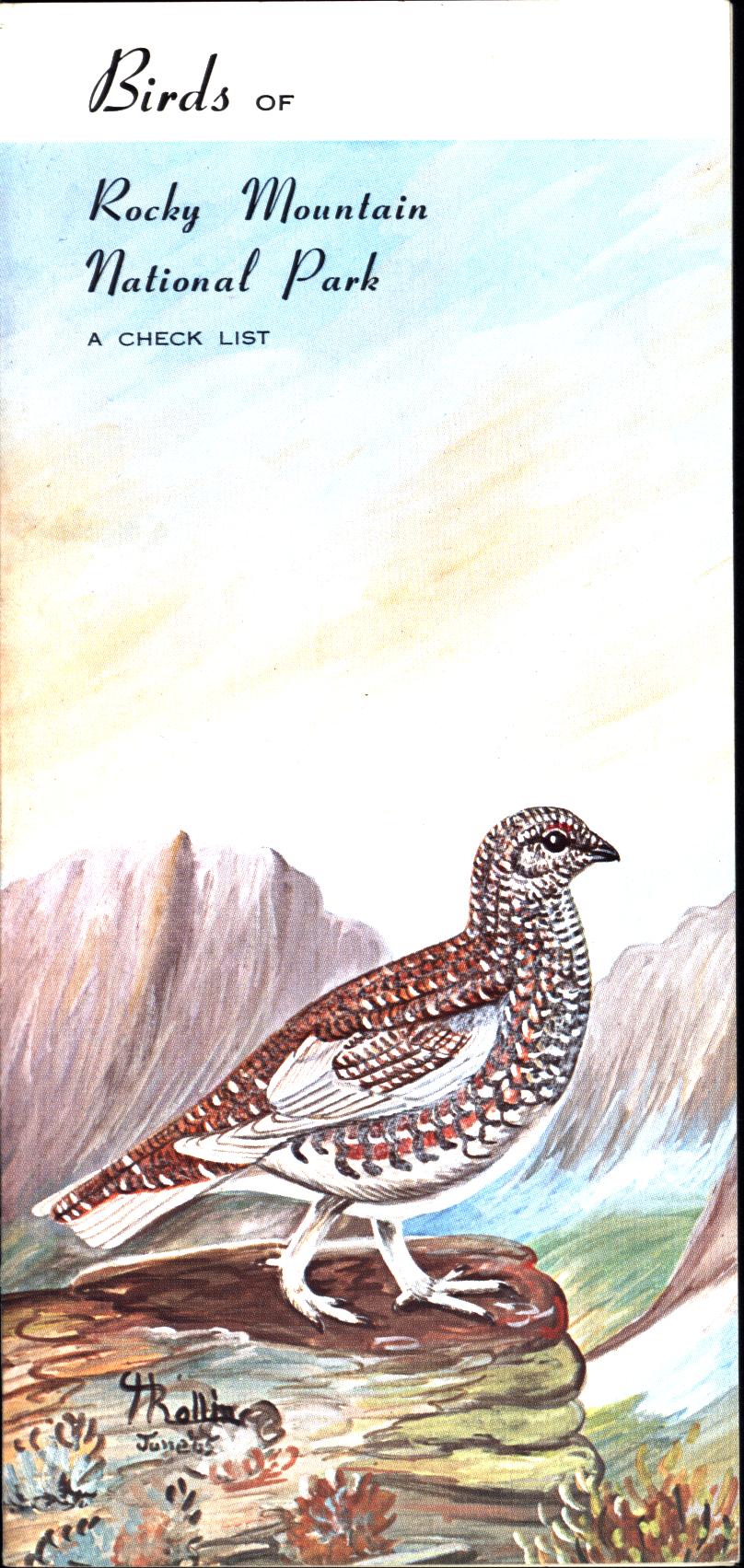 BIRDS OF ROCKY MOUNTAIN NATIONAL PARK: a check list. 